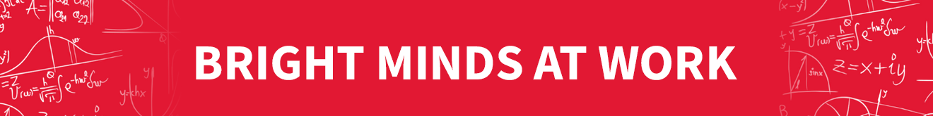 Bright Minds at Work section header